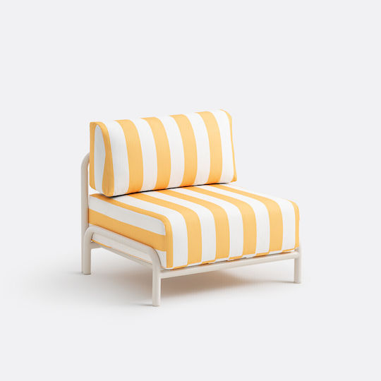 Armchair Metal 83x75x55cm