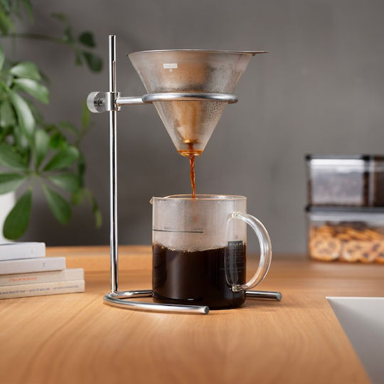 Bodum K12354-16 Pour Over Cafetieră de Infuzie Filtru Permanent 1.0l