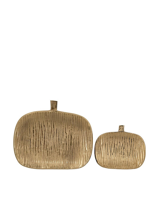 Artekko Noble Set Decorative Platters Metallic Gold 2 Pieces