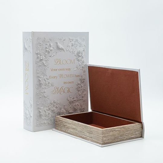 Διακοσμητικό Κουτί Ξύλινο σε Σχήμα Βιβλίου Διακοσμητικό Κουτί Ξύλινο σε Σχήμα Βιβλίου