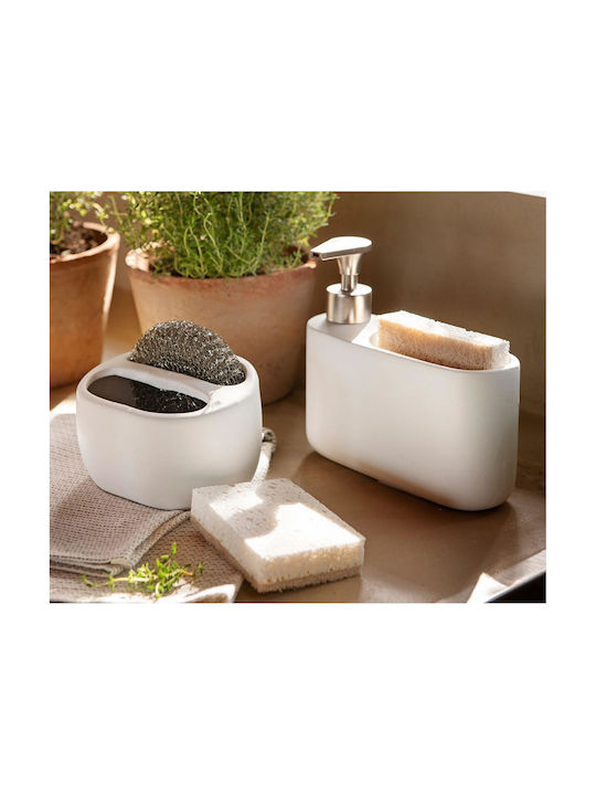 Andrea House Kitchen Ceramic White Dispenser 500ml