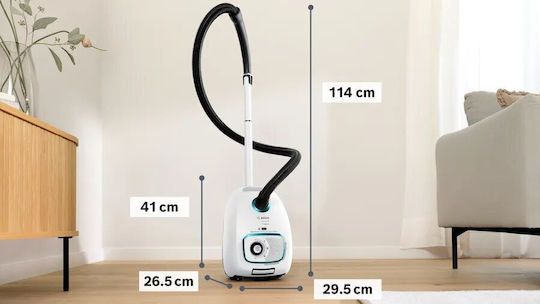 Bosch BGL41HYG2H Vacuum Cleaner 700W Bagged 4lt Black
