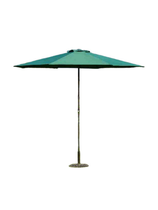 Umbrelă Pătrată Din Aluminiu Verde 1.4x1.4m