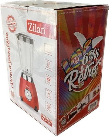 Blender cu Cană din Sticlă 1,5 l 500W Gri ZLN7057