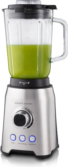 Götze&Jensen Mixer mit Glas Kanäta 1,5 l 1200W Inox