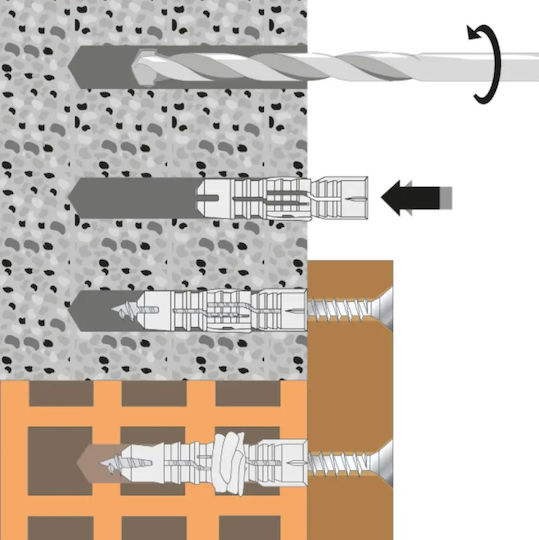 Smart Schrauben mit Durchmesser M10 und Länge 50mm 50 Stück