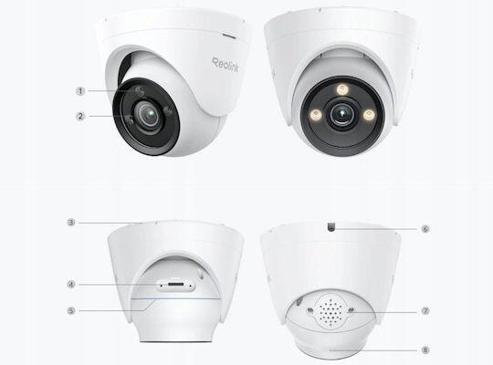 Reolink ColorX Series P335X IP Surveillance Camera 4K Waterproof with Microphone
