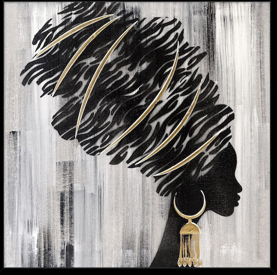 Oil Painting African White 30x30 Oil Painting African White 30x30