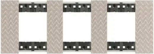 Triple Frame Ln Ka4802m3mm Living Now Bticino Illusion