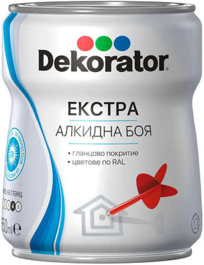 Екстра Алкидна Боя 650 Мл Ral 9005 Dekorator