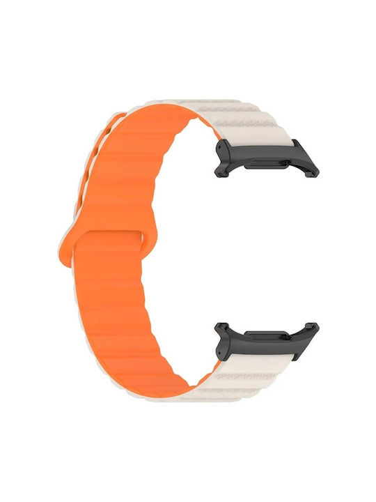 Edman Λουράκι Σιλικόνης Λευκό (Galaxy Watch Ultra)