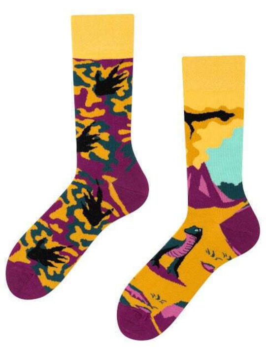 Todo Socks Κάλτσες με Σχέδια Μπεζ
