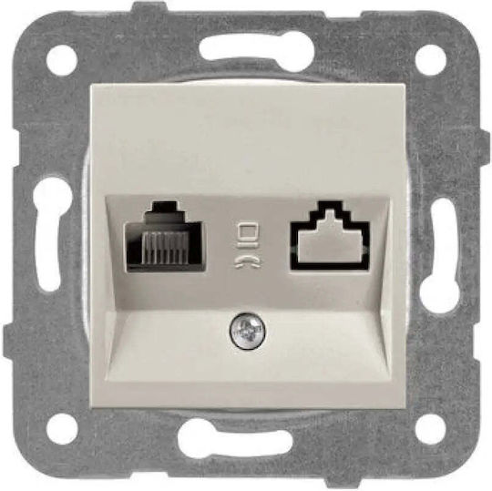 Panasonic Einzeln Steckdose Bronze
