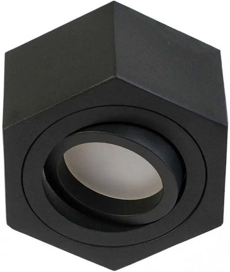 Lightex Spot cu Dulie GU10 în Culoare Neagră Lightex Spot cu Dulie GU10 în Culoare Neagră