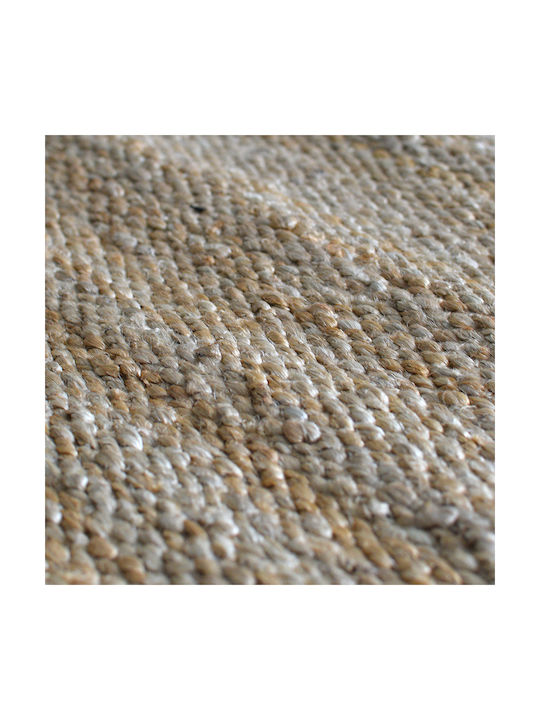 Ravelia Rectangular Summer Jute Beige Rug 70x140cm