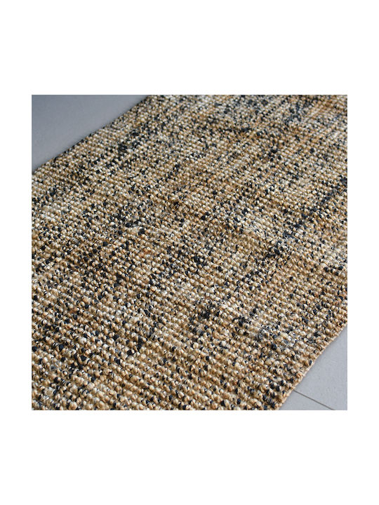 Ravelia Χαλί Ορθογώνιο από Γιούτα Μπεζ 60x90cm