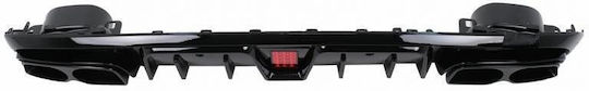 Diffuser Πίσω Προφυλακτήρα Mercedes-benz C-class W205 14-20 Sedan Brabus Look Μαύρες Μπούκες Mercedes Benz Cαrνεr