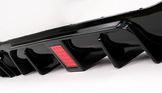 Diffuser Πίσω Προφυλακτήρα Mercedes-benz E-class W213 16-19 Amg Line Προφυλακτήρα Μαύρο Brabus Look Μαύρες Μπούκες Mercedes Benz Cαrνεr