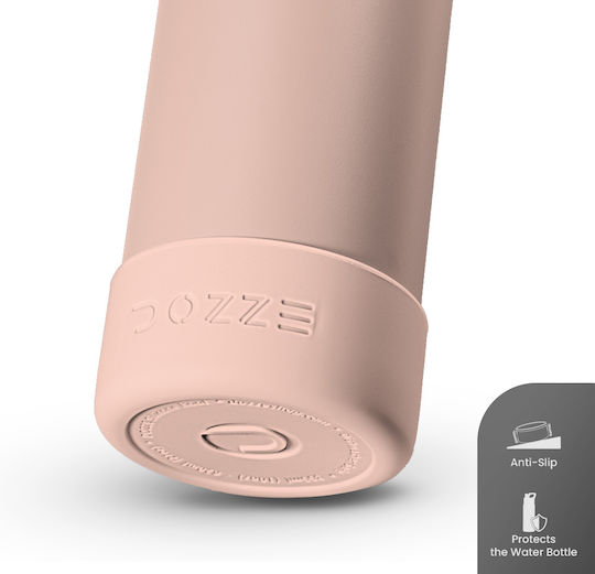 Dozze Water Bottle Silicone Boot Small Peach Pink