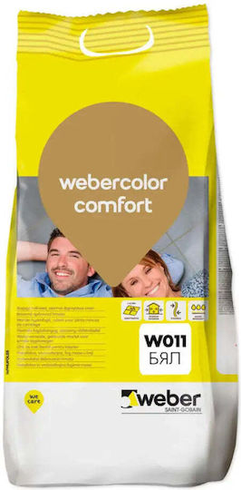 Суха Смес За Фуги Вътрешна Външна Употреба Color Comfort W011 Бял