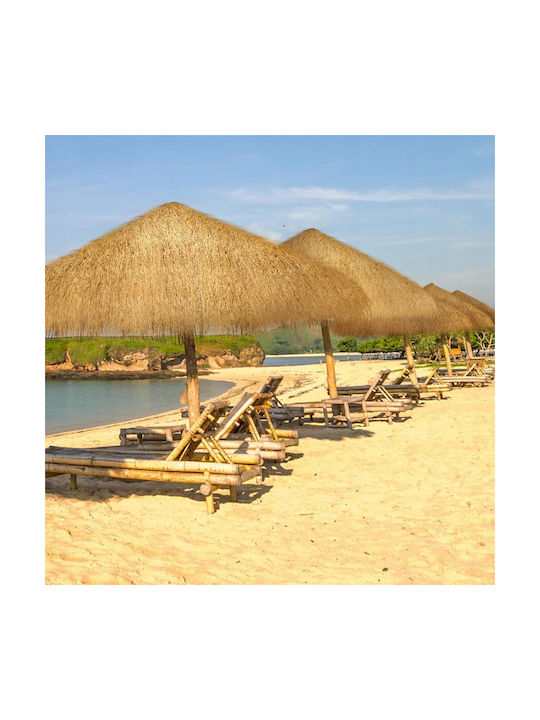 Acoperiș Artificial Din Paie Decorativ 300x100cm Căsuțe Tiki Bar Hawaiian