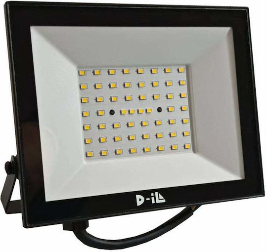 D-IL Waterproof LED Flood Light 50W Cold White 6500K IP65