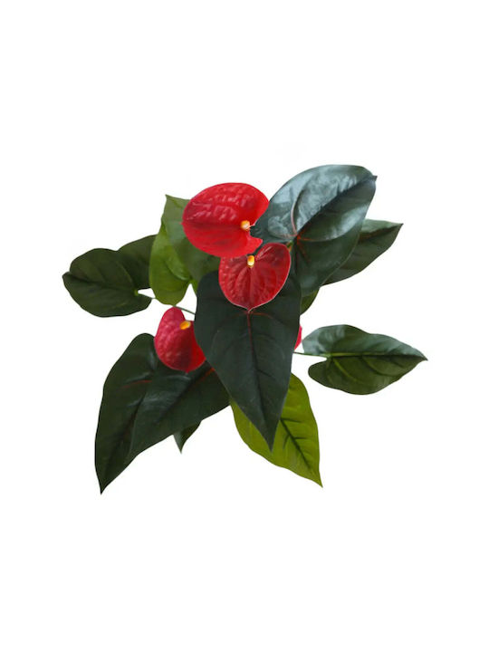 Künstliche Topfpflanze Anthurium 55cm Hd Hd-10991