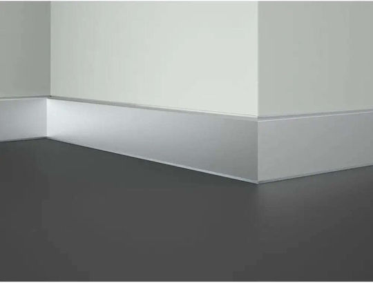 Mdf Laminatboden Sockelleiste Pvc Beschichtung Doellken Flex 60 Grau
