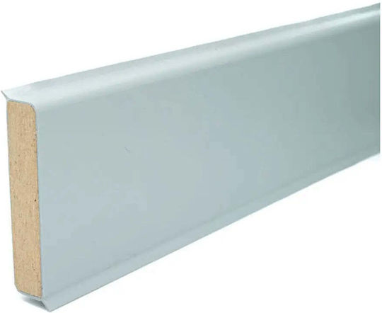 Mdf Laminatboden Sockelleiste Pvc Beschichtung Doellken Flex 60 Grau