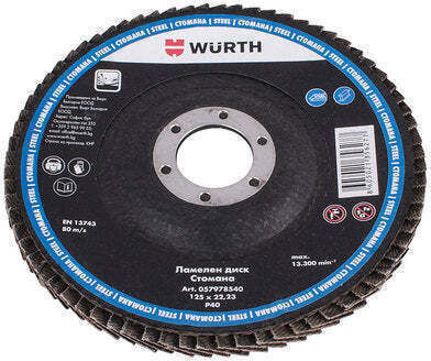 Disc Lamelar P40 Wurth 125x22.23