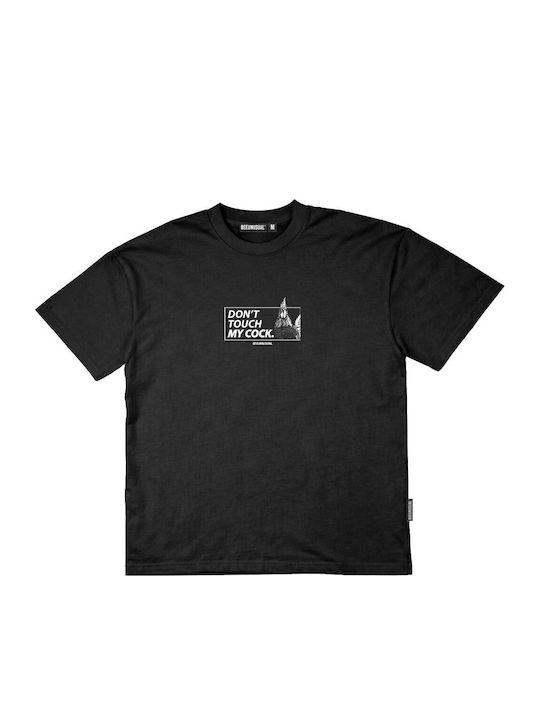 Don't Touch My Cock T-shirt Μαύρο