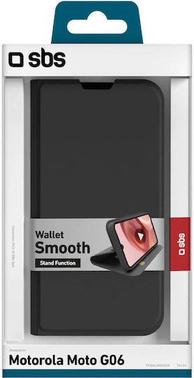 Husă Wallet Motorola Moto G06 Flip Neagră