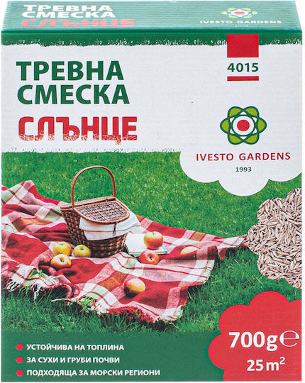 Gras-Mischung Für Sonnige Bereiche 0,7kg 25m² Ivesto