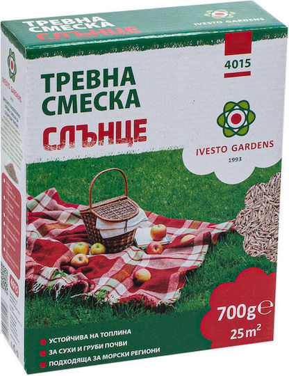 Gras-Mischung Für Sonnige Bereiche 0,7kg 25m² Ivesto