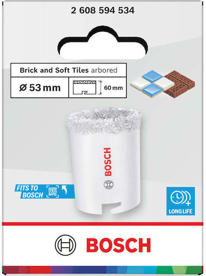Bosch Poansoar de Tăiere Uscată cu Diametru 53mm pentru Cărămidă și Gresie