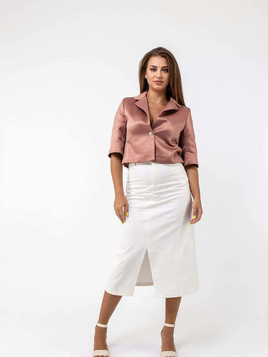Silvy Rowson Women's Pink Blazer