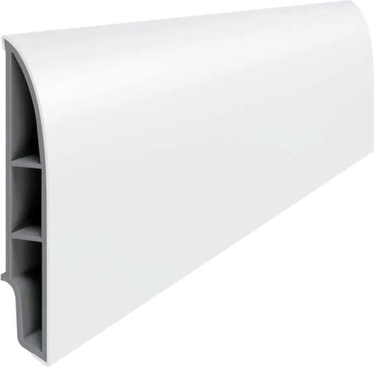 Vilo Sempla 80 708 Weiß PVC Fußbodenleisten