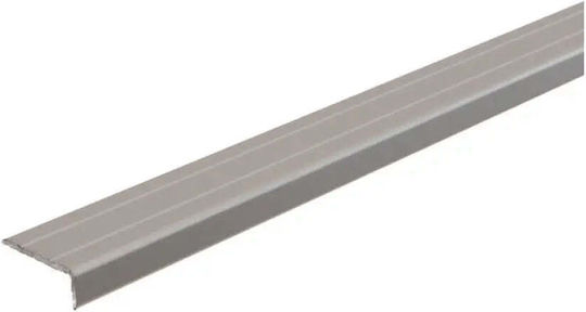 Self-adhesive L-shaped Transition Strip Doellken 25 Mm Silver 0.90 M