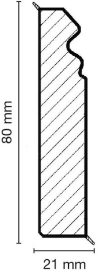 Mdf Floor Skirting Pvc Covering Doellken Cubu Hamburger 80