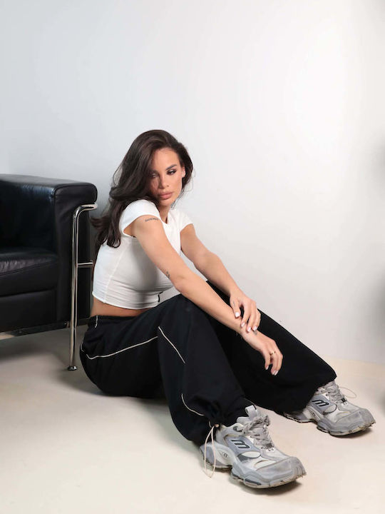 Pantaloni Largi Dama Negri
