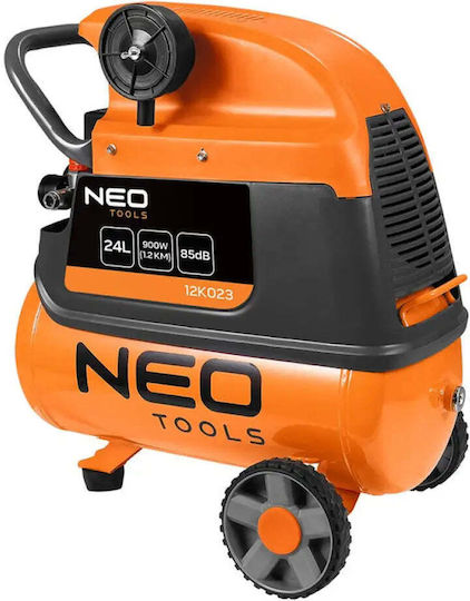 Neo Tools Air Compressor with Air Chamber 24lt