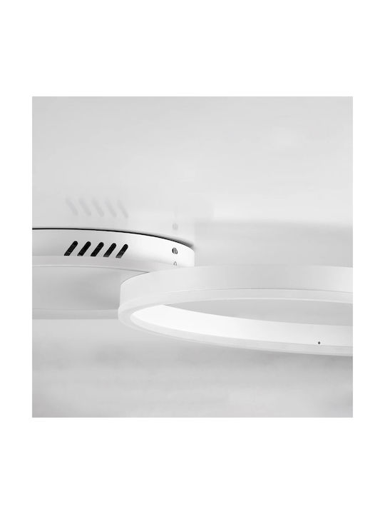 kelvo Venom Ceiling Light 60cm White with Integrated LED
