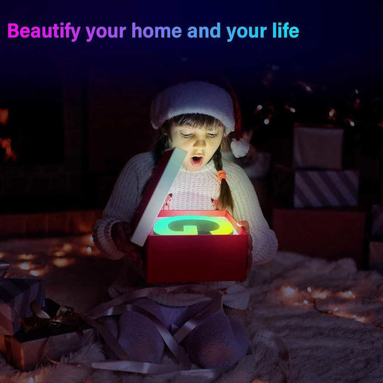 Lămpi Decorative Pentru Masă Luminoase RGB Scrisoare