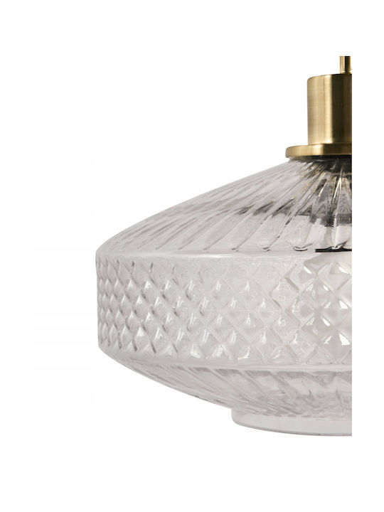 Beliani Pirris Pendant Ceiling Light Transparent