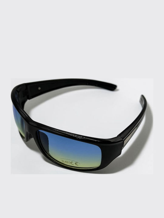 Dasoon Vision Unisex Γυαλιά Ηλίου με Γαλάζιο Σκελετό και Γαλάζιο Φακό 2478315