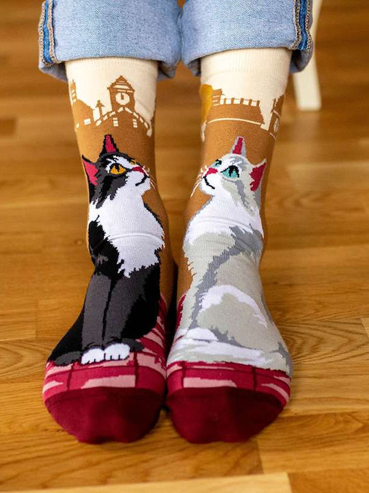 Pirin Hill Arty Burgundische Socken