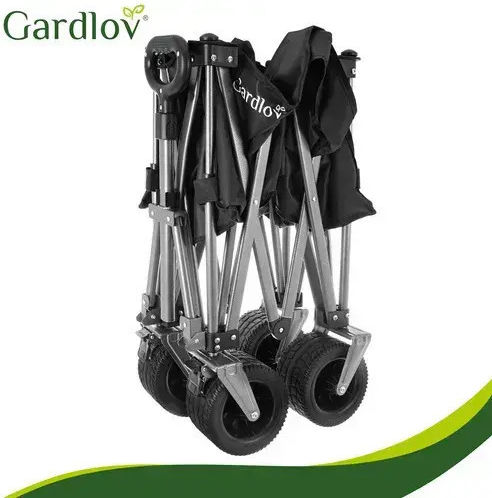 Foldable Garden Cart 150l 87x46x70cm