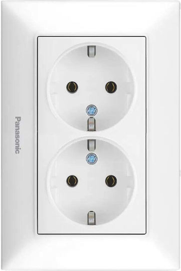 Panasonic Double Power Socket White