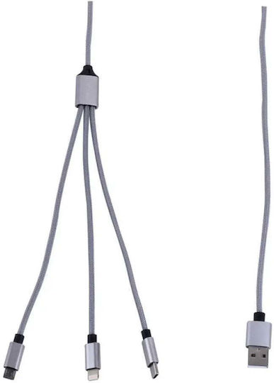 Combined Usb Lightning Cable 1m 2a Tekmee