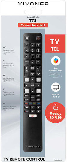 Vivanco 15088 Remote Control Tcl